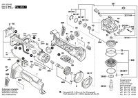 Bosch 3 601 JG3 403 GWS 18v-115 SC Cordless Angle Grinder Spare Parts